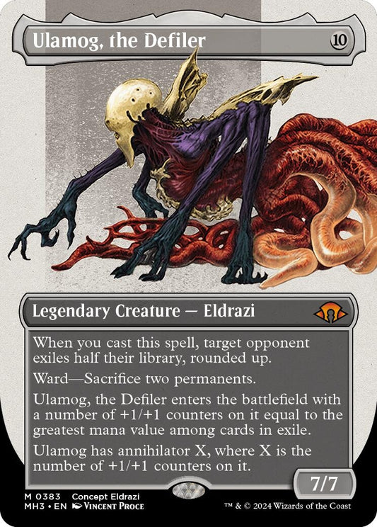 Image for Ulamog, the Defiler (Borderless) (383) (Modern Horizons 3) - Magic: The Gathering