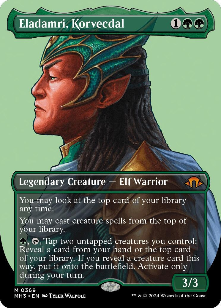 Image for Eladamri, Korvecdal (Borderless) (369) (Modern Horizons 3) - Magic: The Gathering