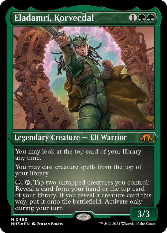 Image for Eladamri, Korvecdal (Foil Etched) (483) (Modern Horizons 3) - Magic: The Gathering