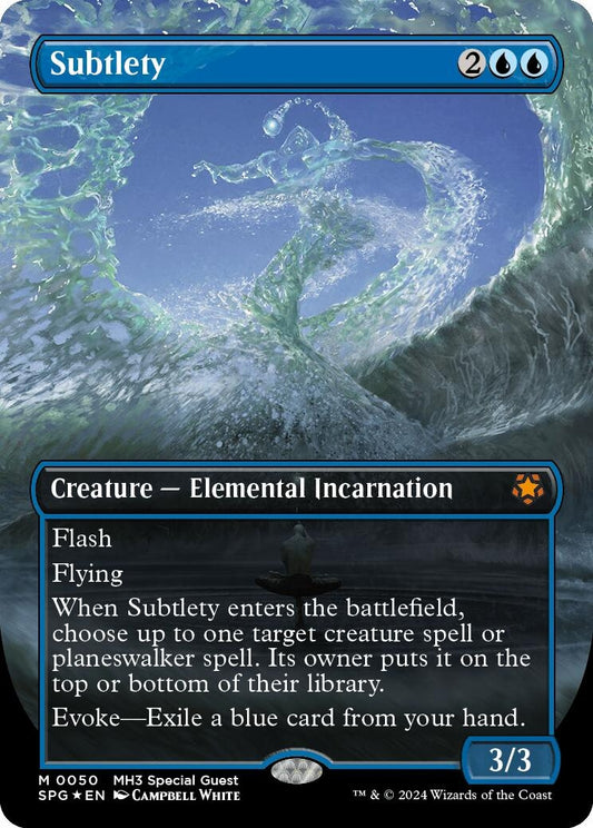 Image for Subtlety (Borderless) (Textured Foil) (50) (Special Guests) - Magic: The Gathering