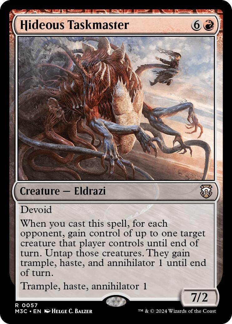 Image for Hideous Taskmaster (57) (Commander: Modern Horizons 3) - Magic: The Gathering