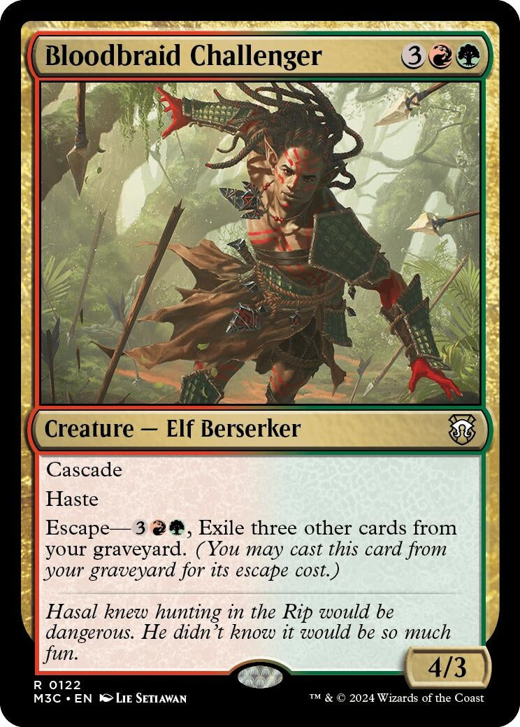 Image for Bloodbraid Challenger (122) (Commander: Modern Horizons 3) - Magic: The Gathering