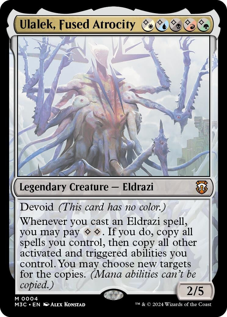 Image for Ulalek, Fused Atrocity (4) (Commander: Modern Horizons 3) - Magic: The Gathering