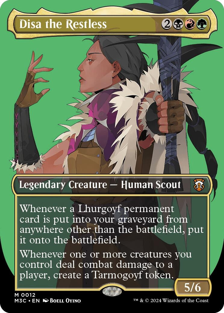 Image for Disa the Restless (Borderless) (12) (Commander: Modern Horizons 3) - Magic: The Gathering