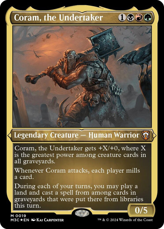 Image for Coram, the Undertaker (Foil Etched) (19) (Commander: Modern Horizons 3) - Magic: The Gathering