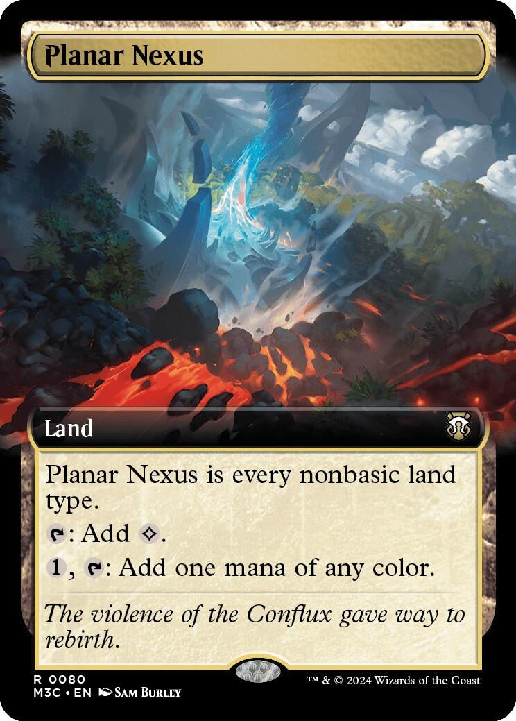 Image for Planar Nexus (Extended Art) (Ripple Foil) (80) (Commander: Modern Horizons 3) - Magic: The Gathering