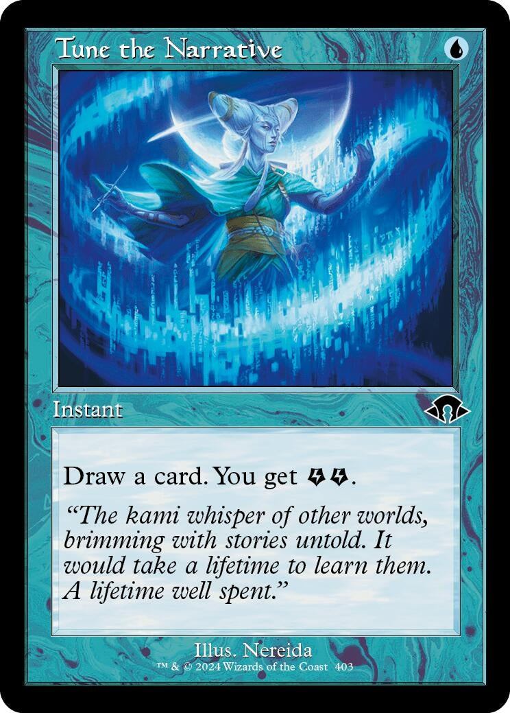 Image for Tune the Narrative (Retro Frame) (403) (Modern Horizons 3) - Magic: The Gathering