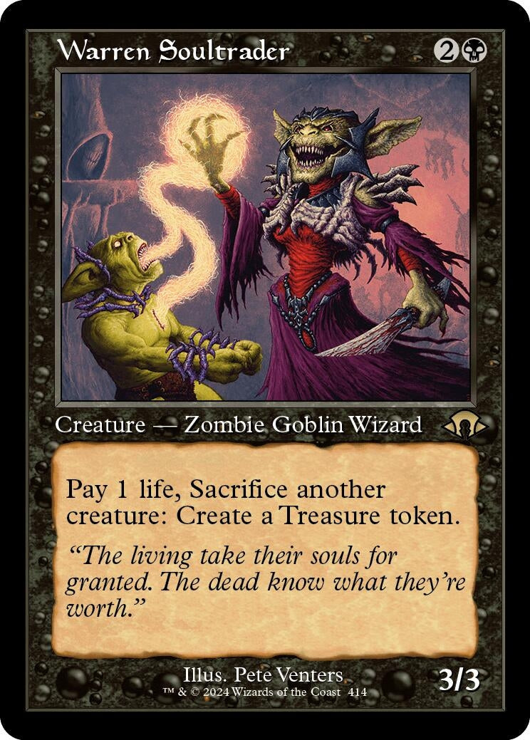 Image for Warren Soultrader (Retro Frame) (414) (Modern Horizons 3) - Magic: The Gathering