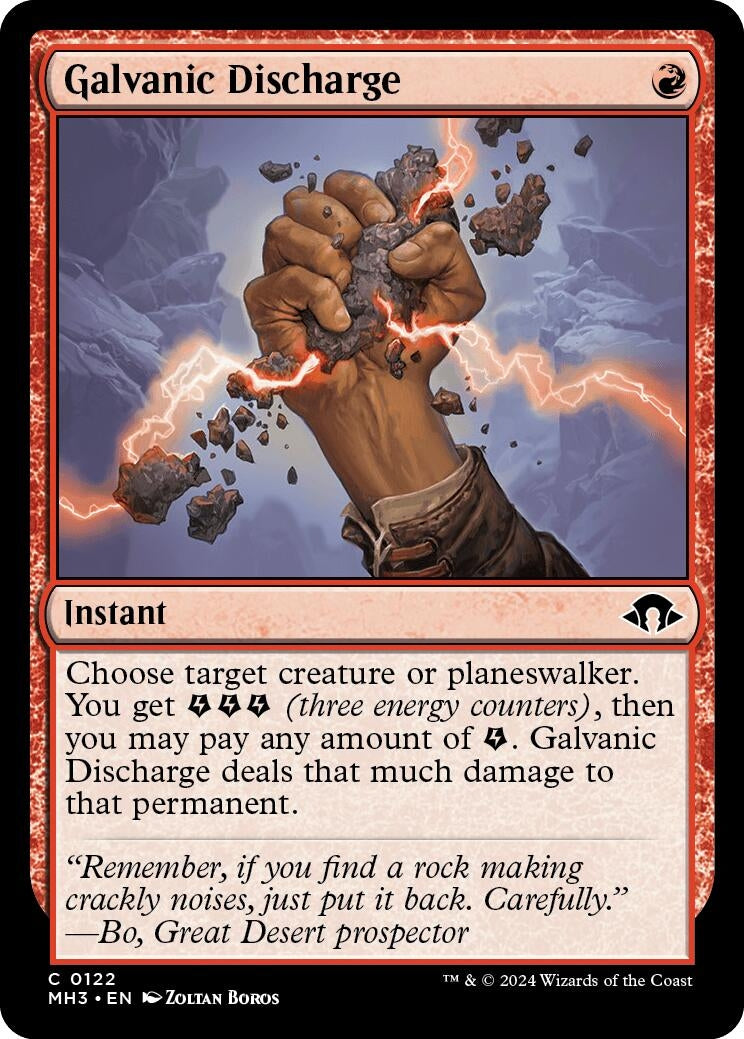 Image for Galvanic Discharge (122) (Modern Horizons 3) - Magic: The Gathering