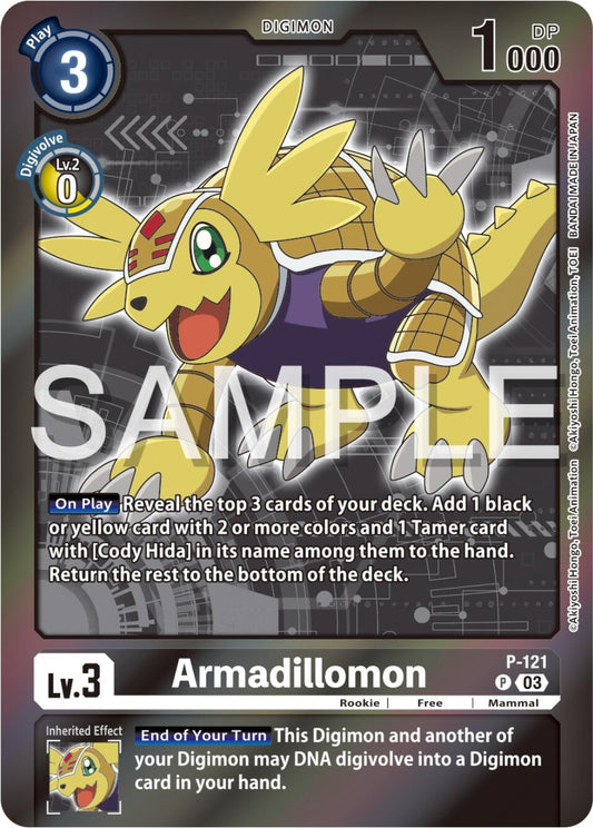 Image for Armadillomon - P-121 (Digimon Adventure Box 2024) (P-121 P) (Digimon Promotion Cards) - Digimon Card Game