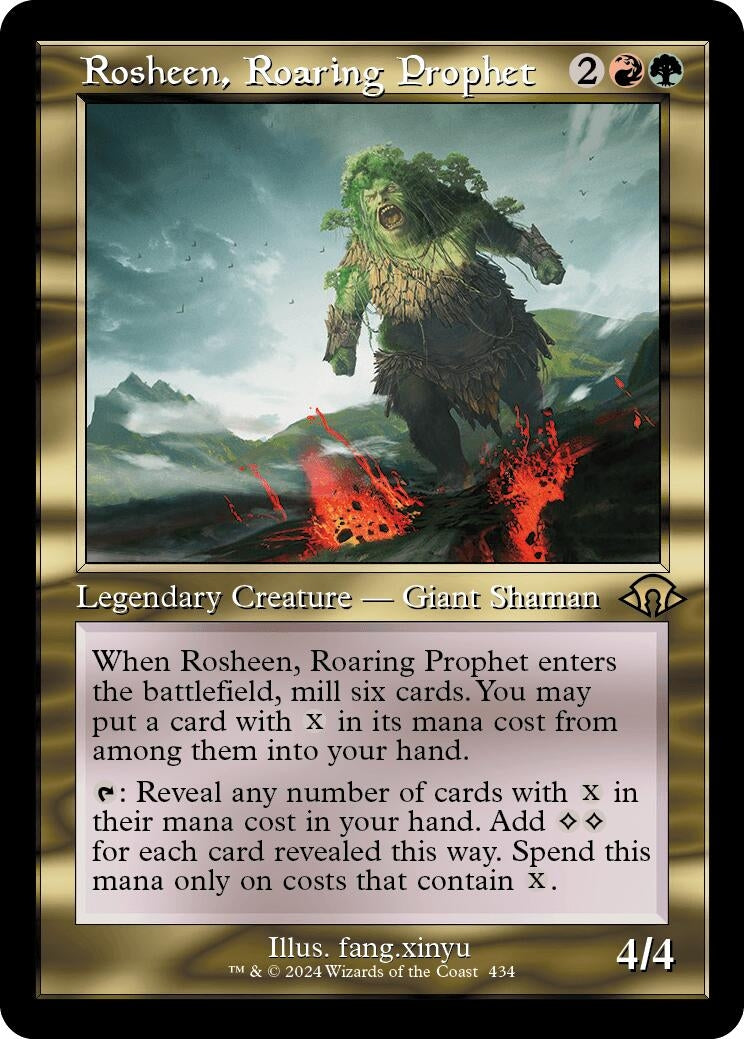 Image for Rosheen, Roaring Prophet (Retro Frame) (434) (Modern Horizons 3) - Magic: The Gathering