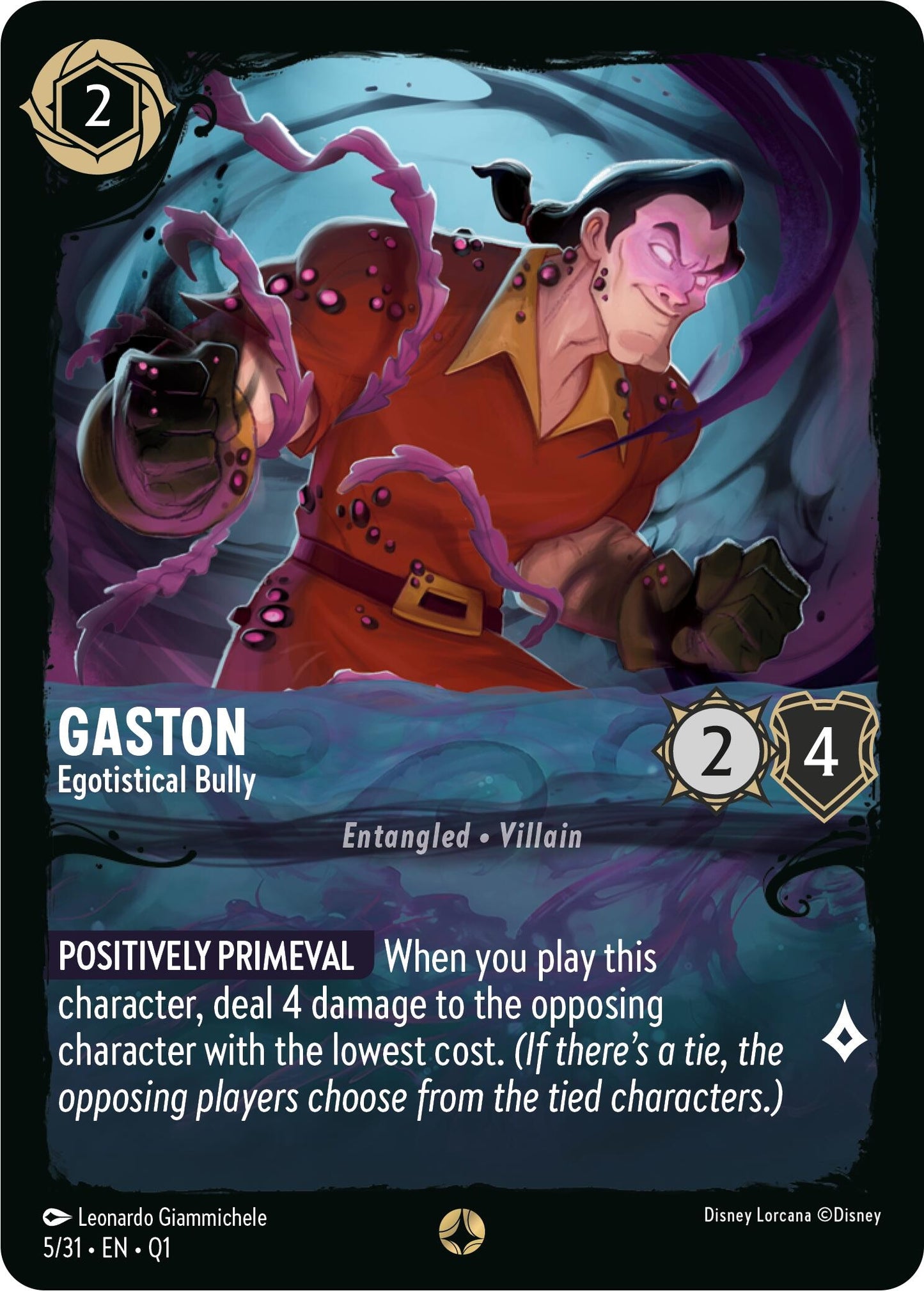 Image for Gaston - Egotistical Bully (5/31) (Illumineer's Quest: Deep Trouble) - Disney Lorcana