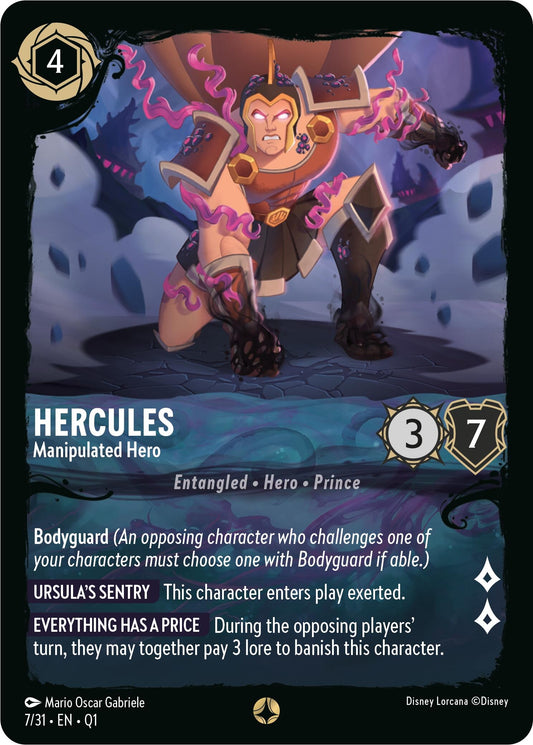 Image for Hercules - Manipulated Hero (7/31) (Illumineer's Quest: Deep Trouble) - Disney Lorcana