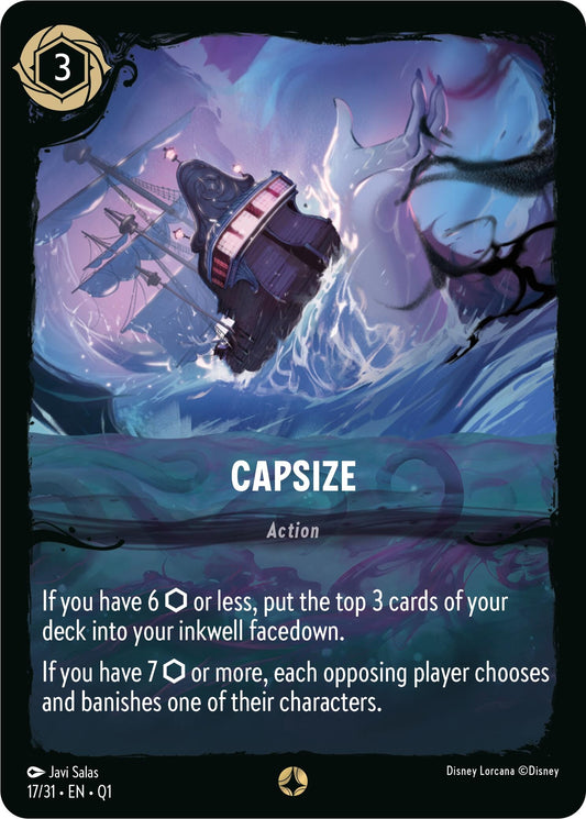 Image for Capsize (17/31) (Illumineer's Quest: Deep Trouble) - Disney Lorcana