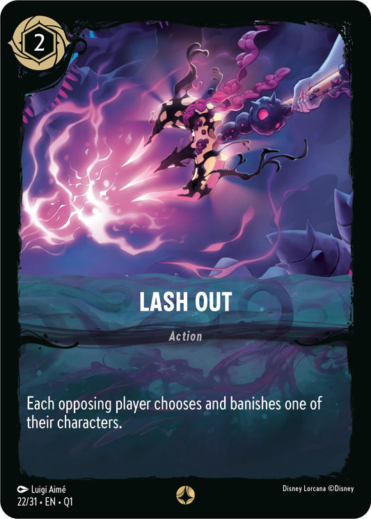 Image for Lash Out (22/31) (Illumineer's Quest: Deep Trouble) - Disney Lorcana