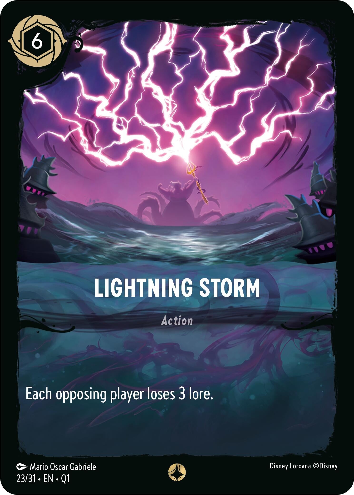 Image for Lightning Storm (23/31) (Illumineer's Quest: Deep Trouble) - Disney Lorcana