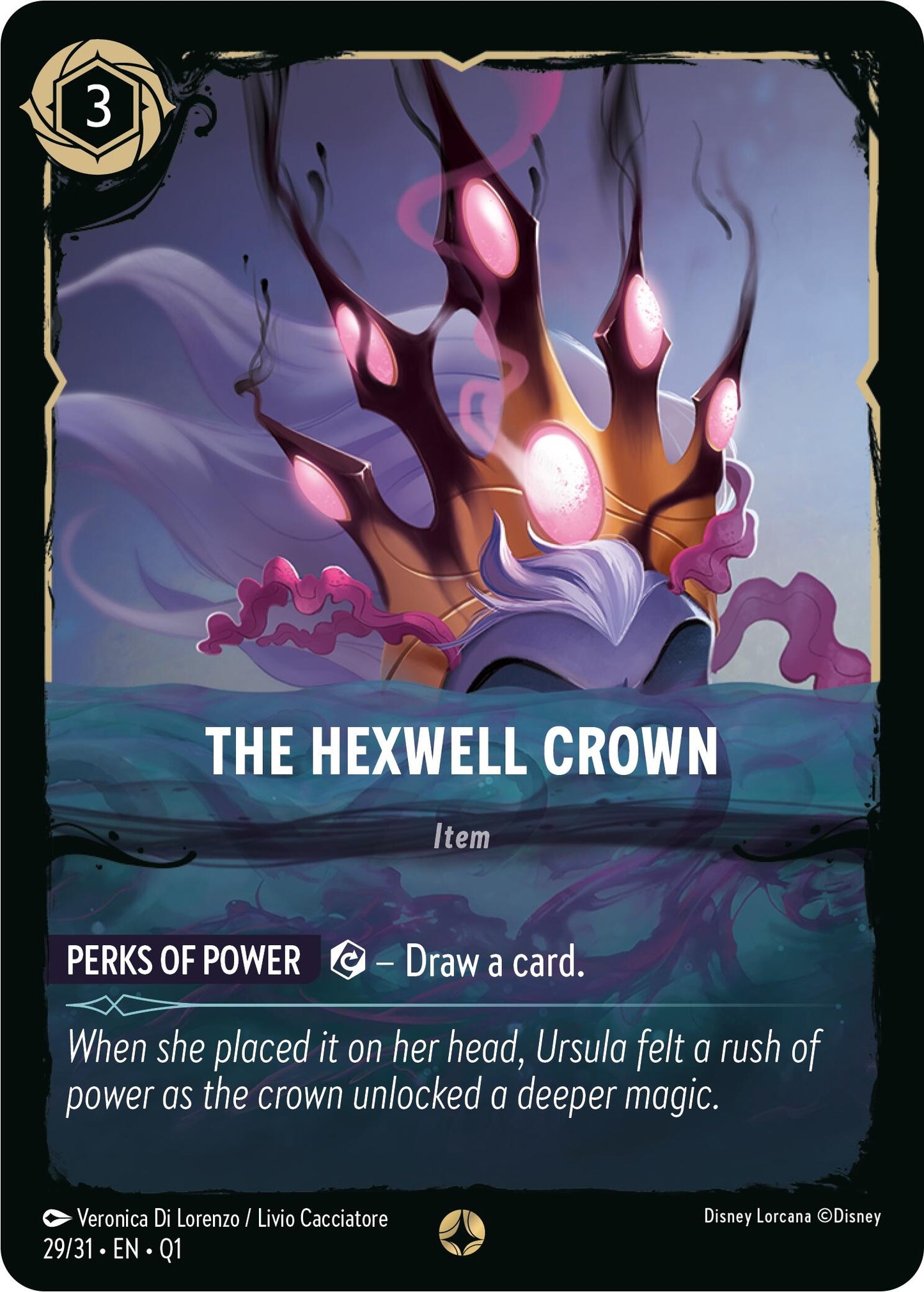 Image for The Hexwell Crown (29/31) (Illumineer's Quest: Deep Trouble) - Disney Lorcana