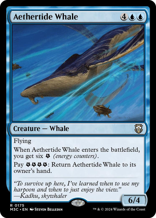 Image for Aethertide Whale (175) (Commander: Modern Horizons 3) - Magic: The Gathering