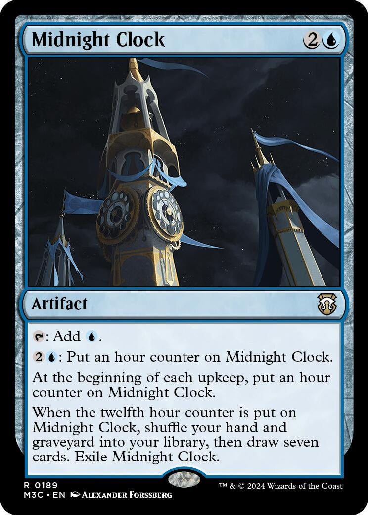 Image for Midnight Clock (189) (Commander: Modern Horizons 3) - Magic: The Gathering