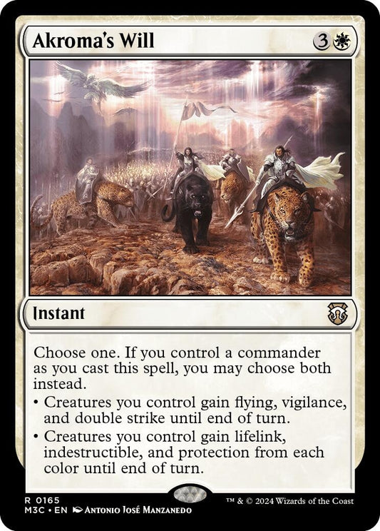 Image for Akroma's Will (165) (Commander: Modern Horizons 3) - Magic: The Gathering