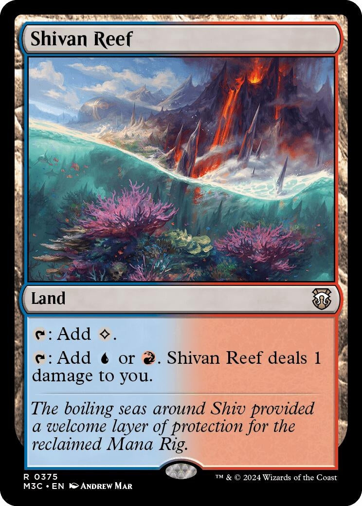 Image for Shivan Reef (375) (Commander: Modern Horizons 3) - Magic: The Gathering