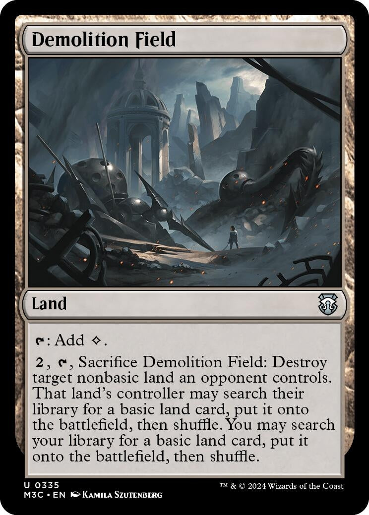 Image for Demolition Field (335) (Commander: Modern Horizons 3) - Magic: The Gathering