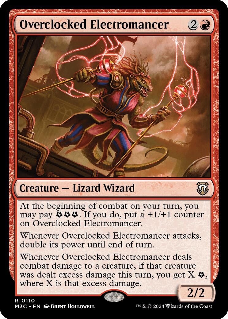Image for Overclocked Electromancer (110) (Commander: Modern Horizons 3) - Magic: The Gathering