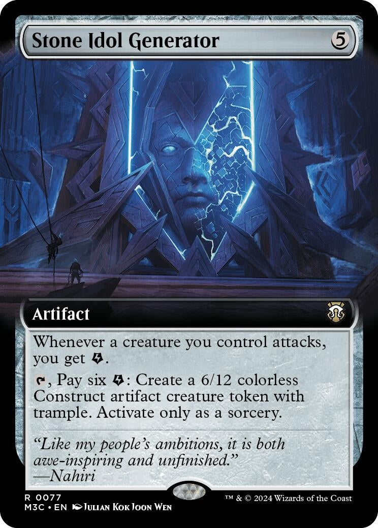 Image for Stone Idol Generator (Extended Art) (77) (Commander: Modern Horizons 3) - Magic: The Gathering