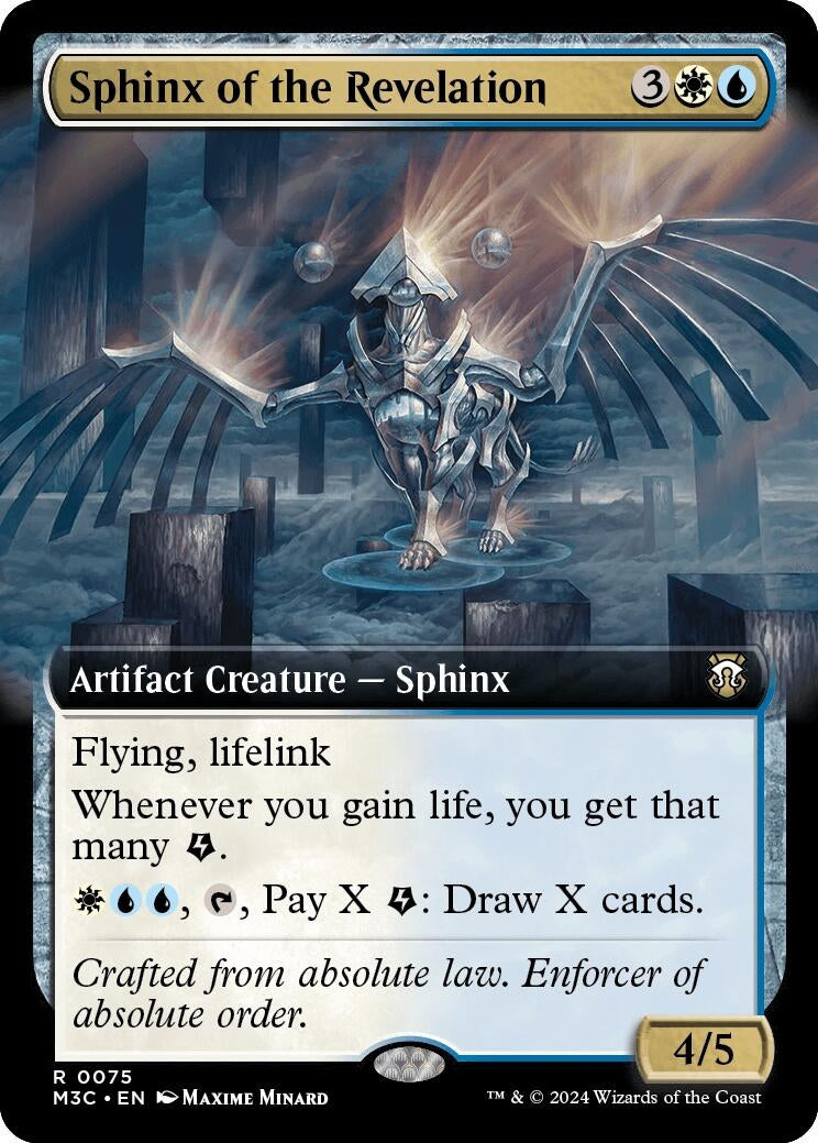 Image for Sphinx of the Revelation (Extended Art) (75) (Commander: Modern Horizons 3) - Magic: The Gathering