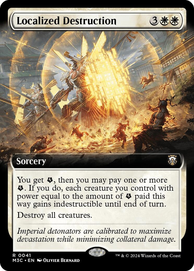 Image for Localized Destruction (Extended Art) (41) (Commander: Modern Horizons 3) - Magic: The Gathering