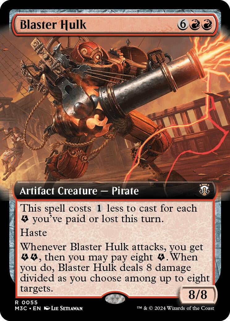 Image for Blaster Hulk (Extended Art) (55) (Commander: Modern Horizons 3) - Magic: The Gathering