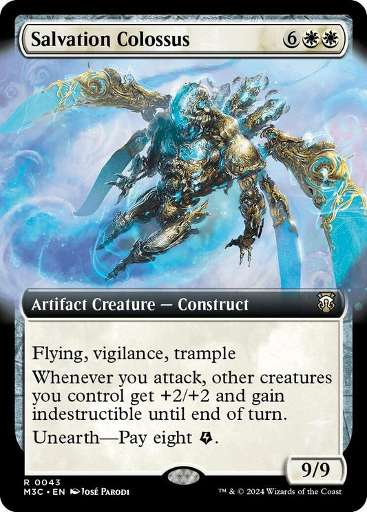 Image for Salvation Colossus (Extended Art) (Ripple Foil) (43) (Commander: Modern Horizons 3) - Magic: The Gathering