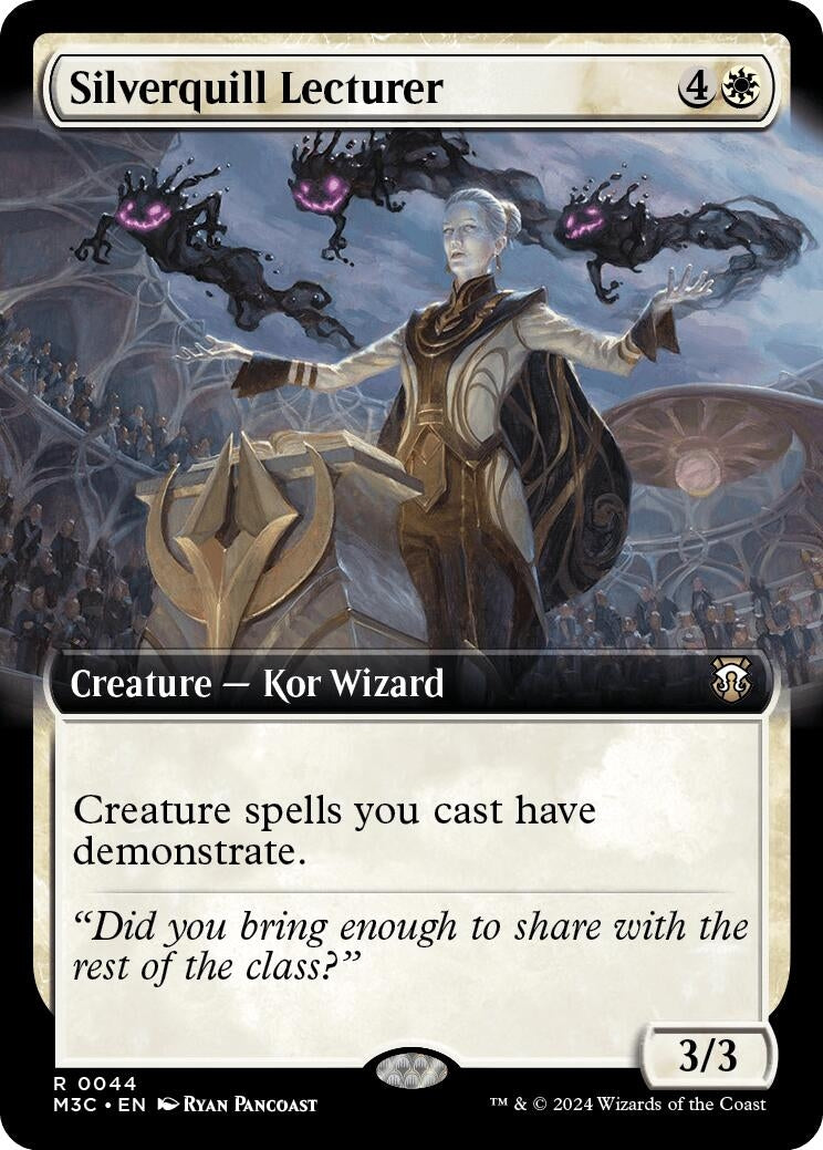 Image for Silverquill Lecturer (Extended Art) (Ripple Foil) (44) (Commander: Modern Horizons 3) - Magic: The Gathering