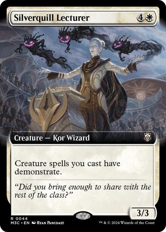 Image for Silverquill Lecturer (Extended Art) (Ripple Foil) (44) (Commander: Modern Horizons 3) - Magic: The Gathering