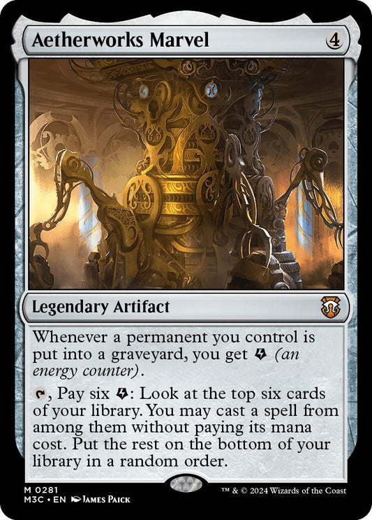 Image for Aetherworks Marvel (Ripple Foil) (281) (Commander: Modern Horizons 3) - Magic: The Gathering