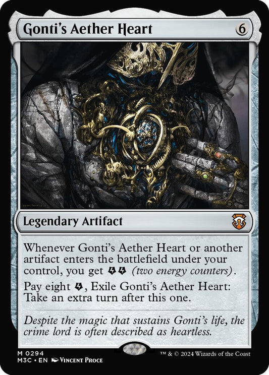 Image for Gonti's Aether Heart (Ripple Foil) (294) (Commander: Modern Horizons 3) - Magic: The Gathering