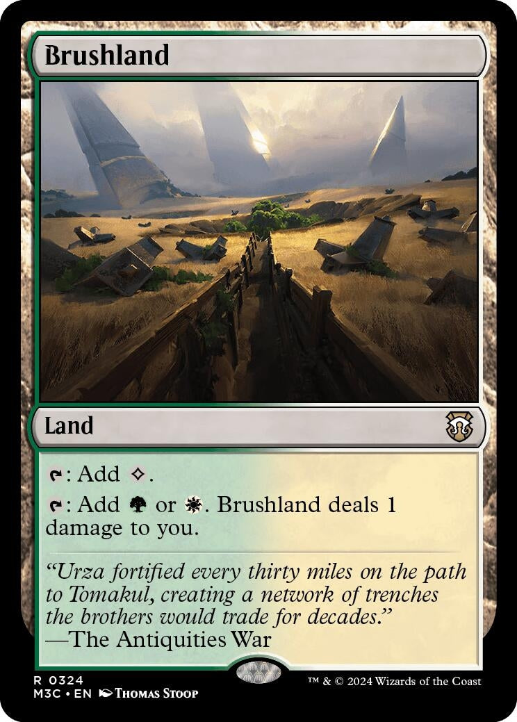 Image for Brushland (324) (Commander: Modern Horizons 3) - Magic: The Gathering
