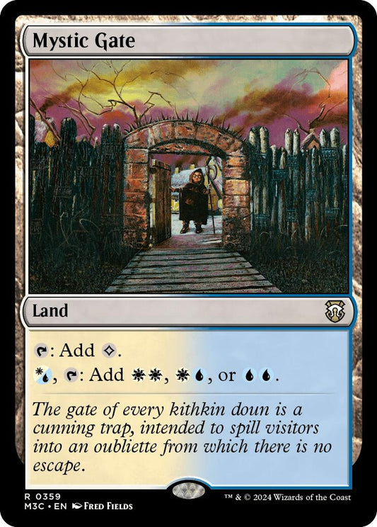 Image for Mystic Gate (Ripple Foil) (359) (Commander: Modern Horizons 3) - Magic: The Gathering