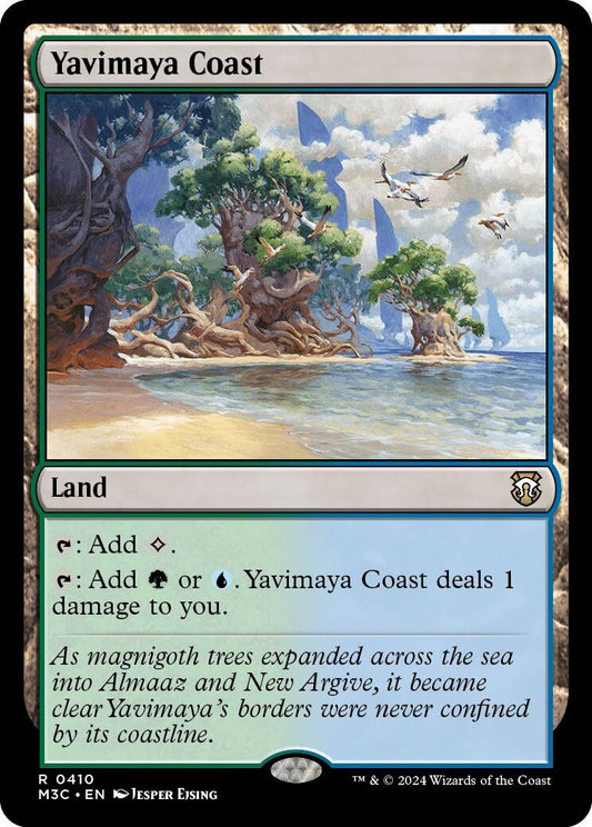 Image for Yavimaya Coast (410) (Commander: Modern Horizons 3) - Magic: The Gathering
