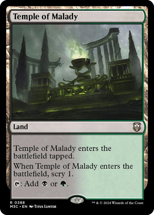 Image for Temple of Malady (388) (Commander: Modern Horizons 3) - Magic: The Gathering