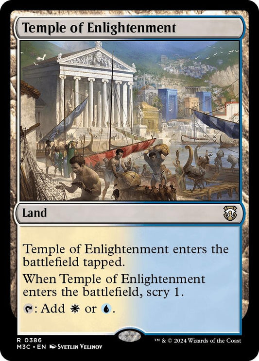 Image for Temple of Enlightenment (Ripple Foil) (386) (Commander: Modern Horizons 3) - Magic: The Gathering