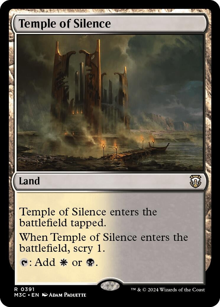 Image for Temple of Silence (391) (Commander: Modern Horizons 3) - Magic: The Gathering