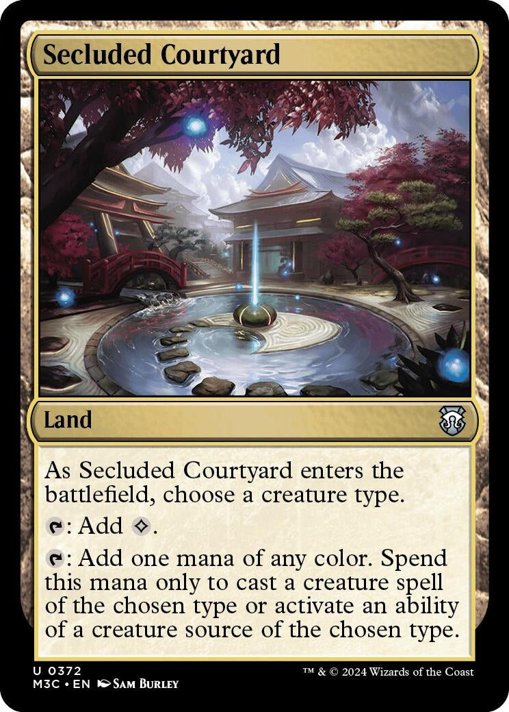Image for Secluded Courtyard (372) (Commander: Modern Horizons 3) - Magic: The Gathering