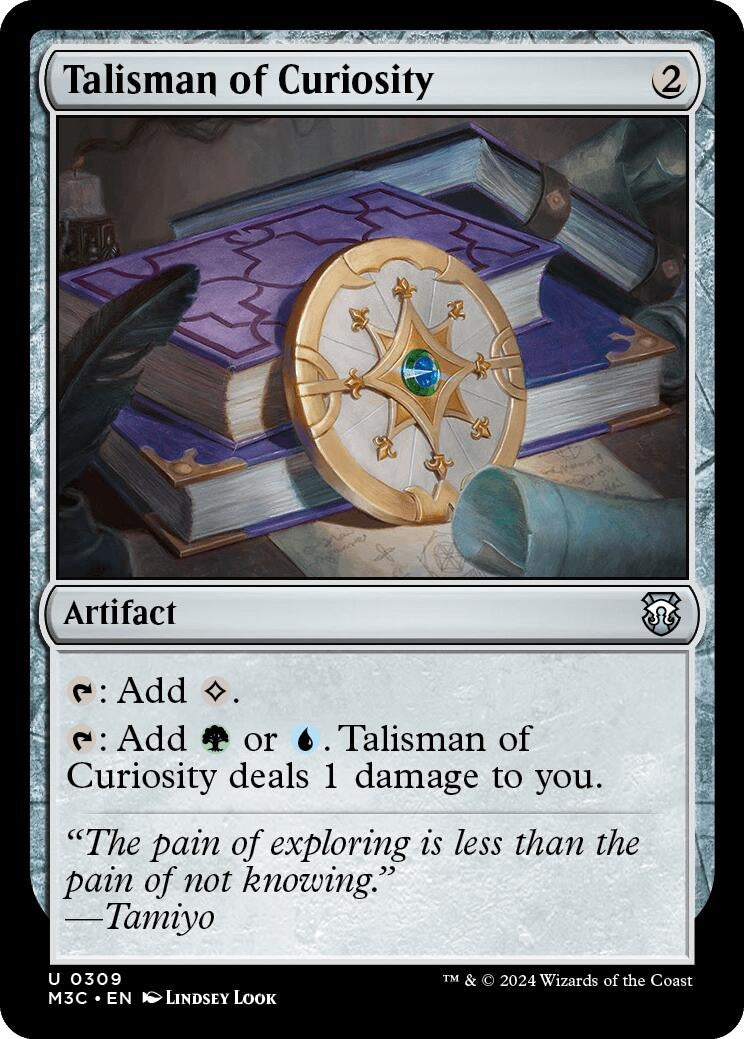 Image for Talisman of Curiosity (309) (Commander: Modern Horizons 3) - Magic: The Gathering