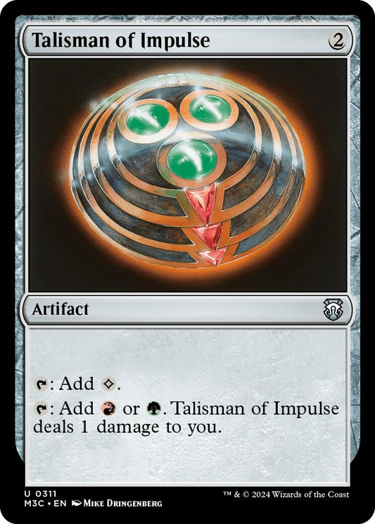 Image for Talisman of Impulse (311) (Commander: Modern Horizons 3) - Magic: The Gathering
