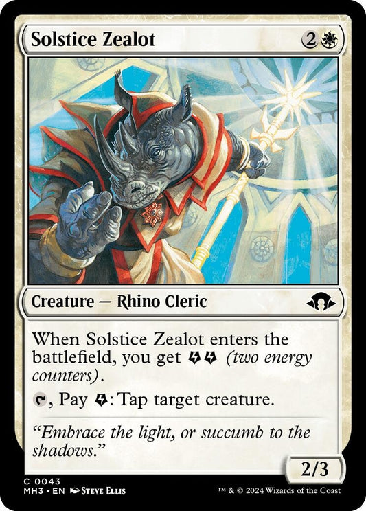 Image for Solstice Zealot (43) (Modern Horizons 3) - Magic: The Gathering