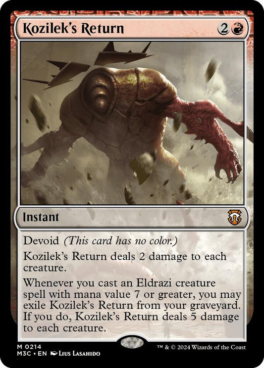 Image for Kozilek's Return (214) (Commander: Modern Horizons 3) - Magic: The Gathering