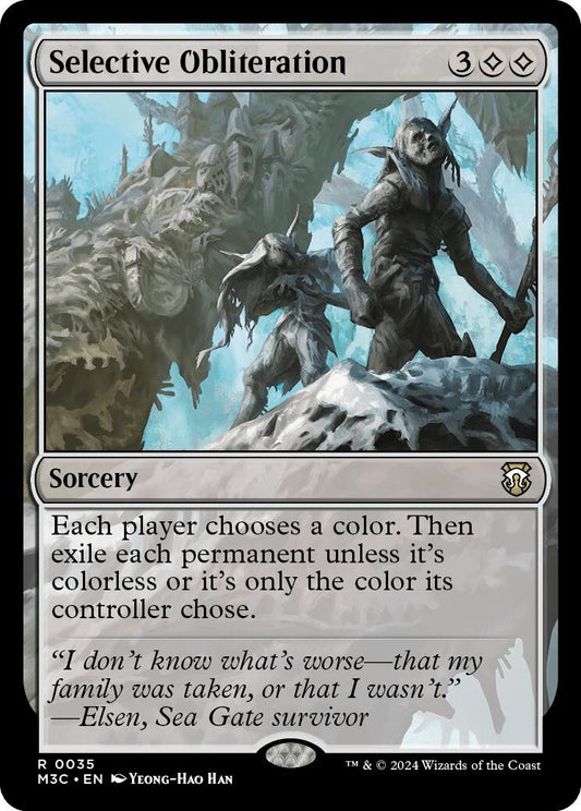 Image for Selective Obliteration (35) (Commander: Modern Horizons 3) - Magic: The Gathering