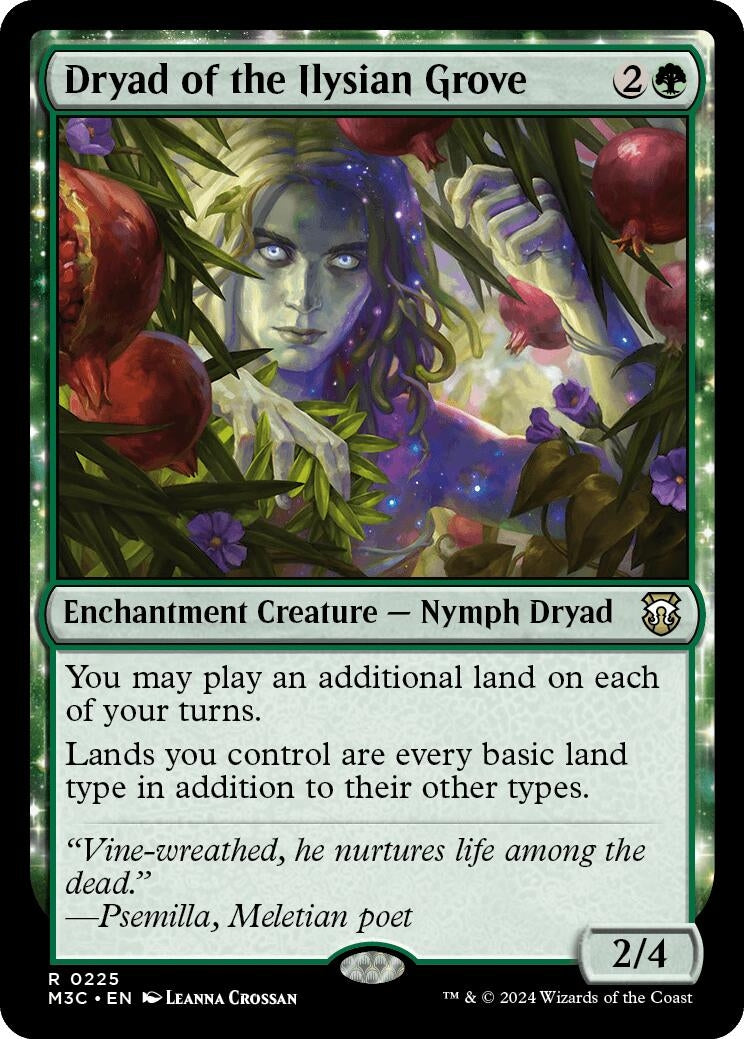 Image for Dryad of the Ilysian Grove (225) (Commander: Modern Horizons 3) - Magic: The Gathering