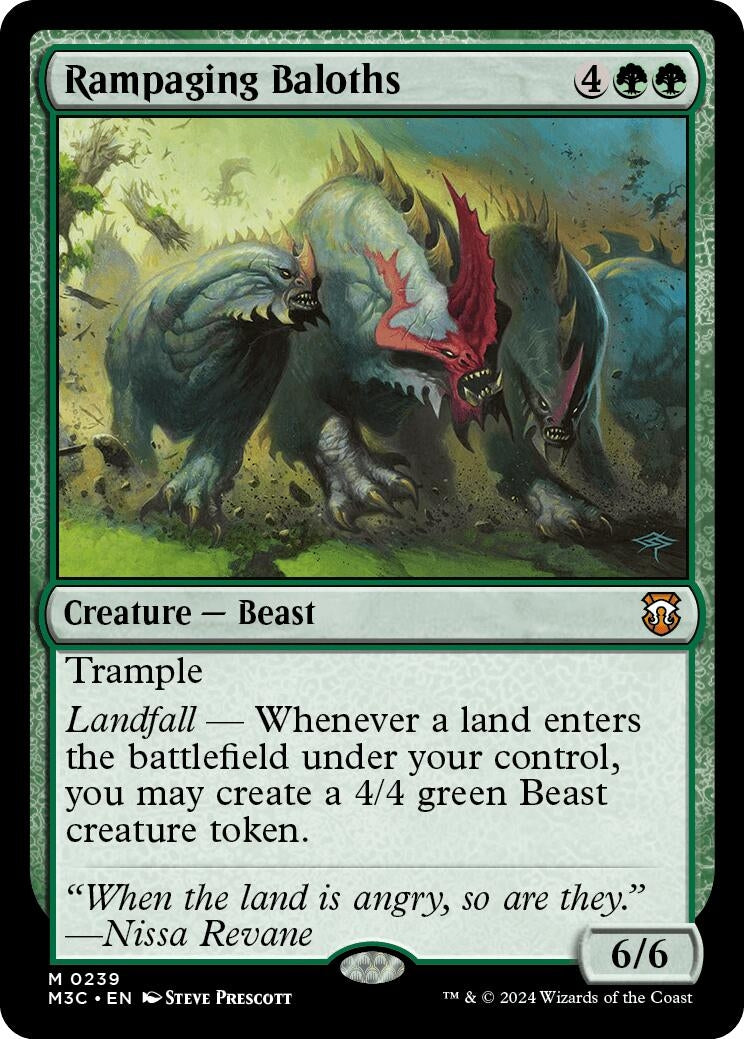 Image for Rampaging Baloths (239) (Commander: Modern Horizons 3) - Magic: The Gathering